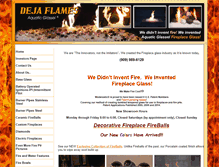 Tablet Screenshot of dejaflames.com